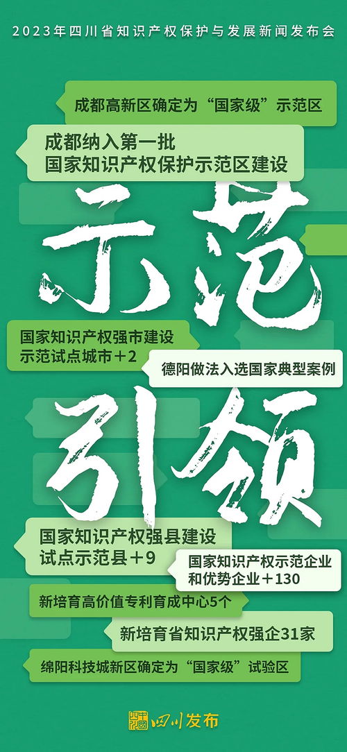 2023年四川省知识产权保护与发展 强化服务赋能创新，构建高质量发展新格局
